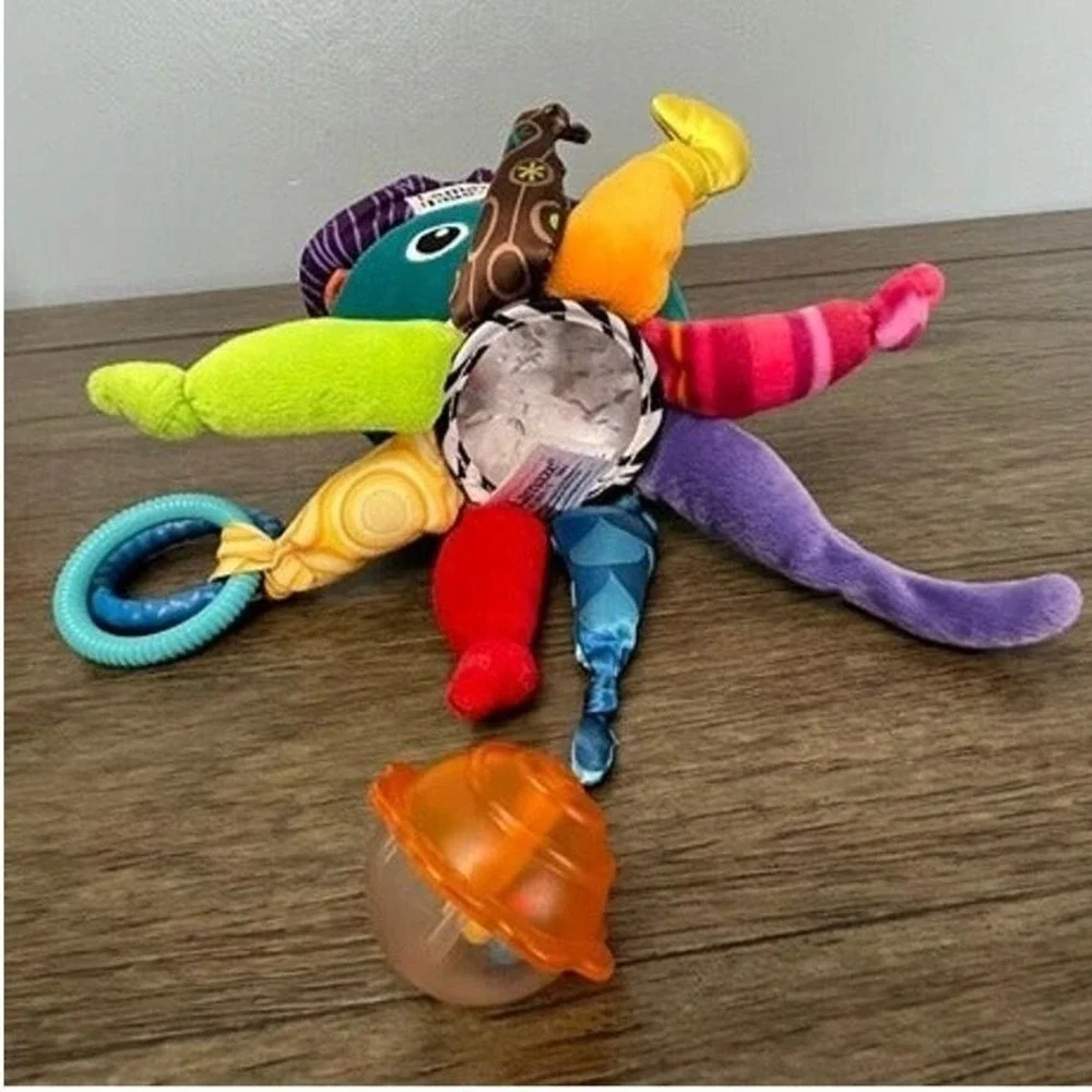 Lamaze Captain Calamari Pirate Octopus Baby Sensory Plush Toy Learning Curve